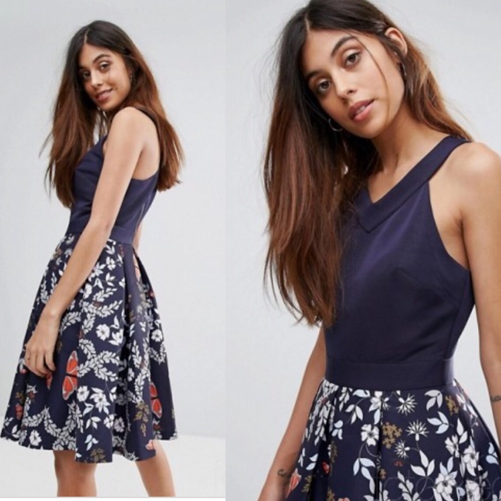 Ted Baker Bethah Kyoto floral Fit &Flare dress - Picture 5 of 8